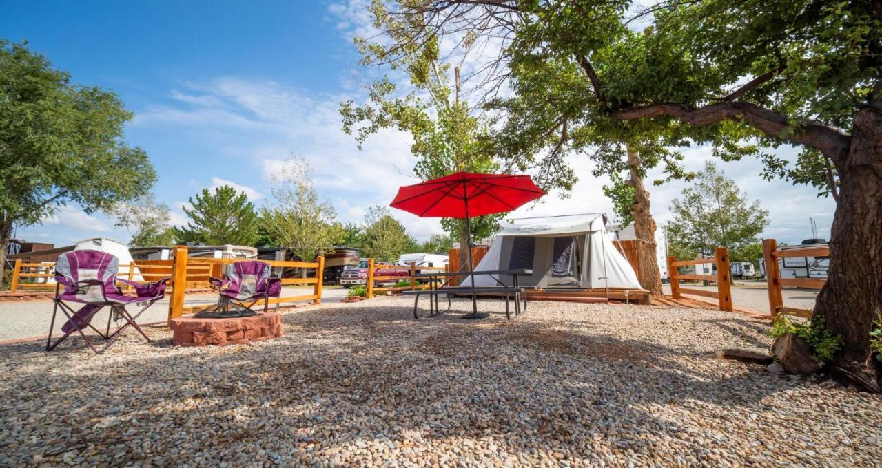 Funstays Glamping Setup Tent In Rv Park #2 Ok-T2 Moab Luaran gambar