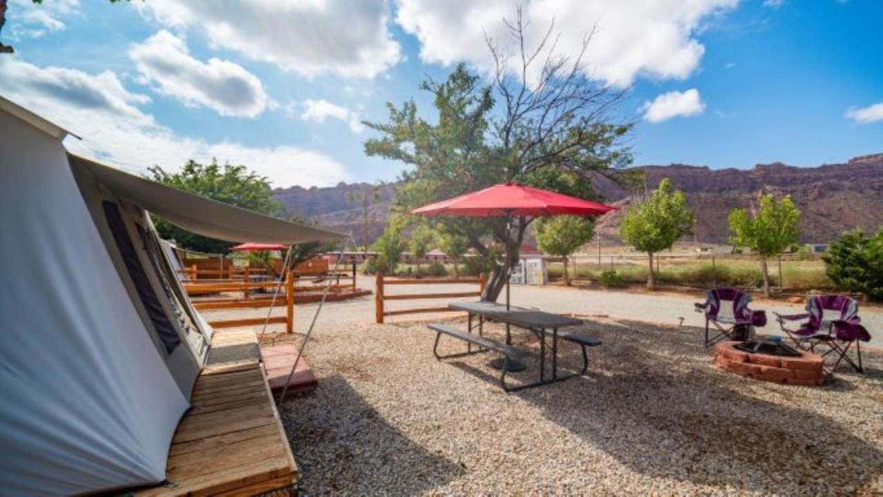 Funstays Glamping Setup Tent In Rv Park #2 Ok-T2 Moab Luaran gambar